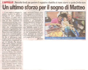 CronacaQui - il sogno di Matteo