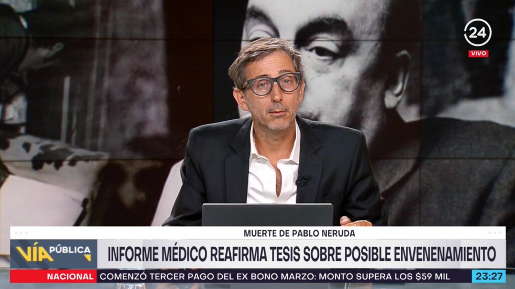 Intervista Renzo Sicco su morte Neruda-TVN-CL-160323
