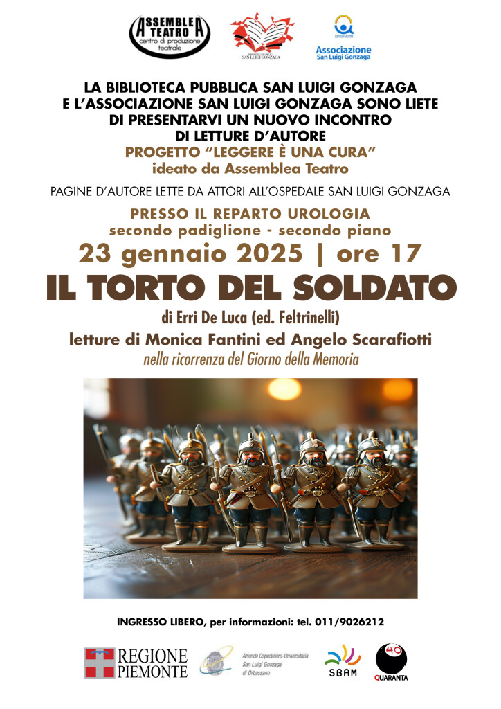 ORBASSANO 23 gen IL TORTO DEL SOLDATO