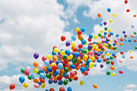 Dove vanno a finire i palloncini